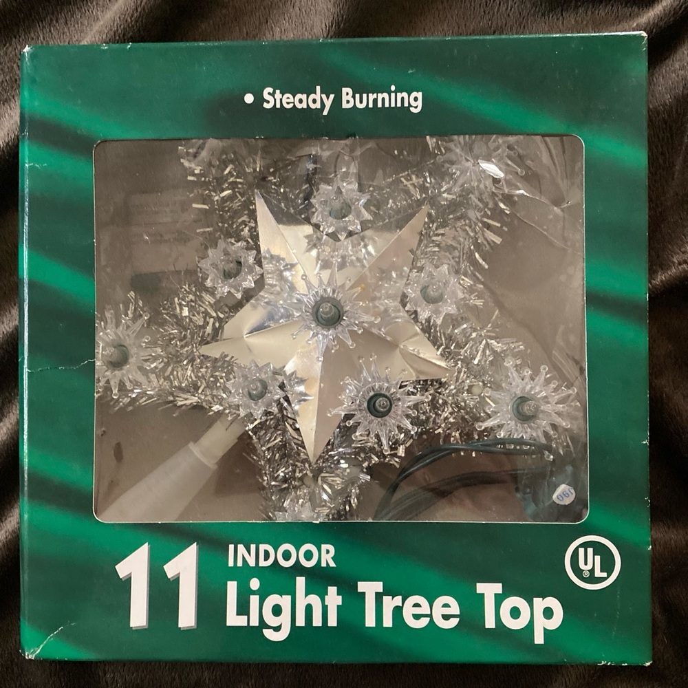 Vintage Christmas Star Tree Topper